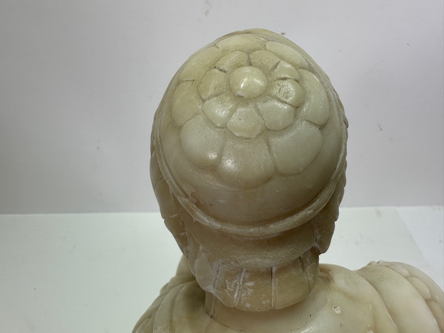 Carved Stone Statue Of Lorenzo De' Medici After Michelangelo 6.5W X 5D X 14.5H [Photo 18]