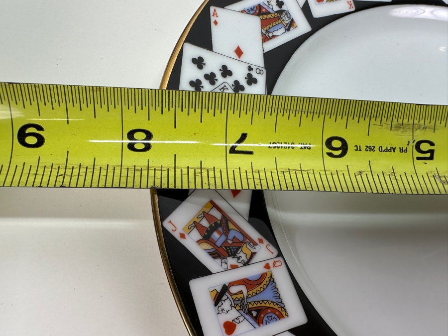 Tiffany & Co. (6) Playing Card Plates 7.75W And (6) Coffee Mugs [Photo 6]