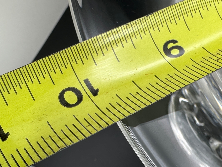 Steuben Crystal 10' Pedestal Bowl Signed [Photo 8]