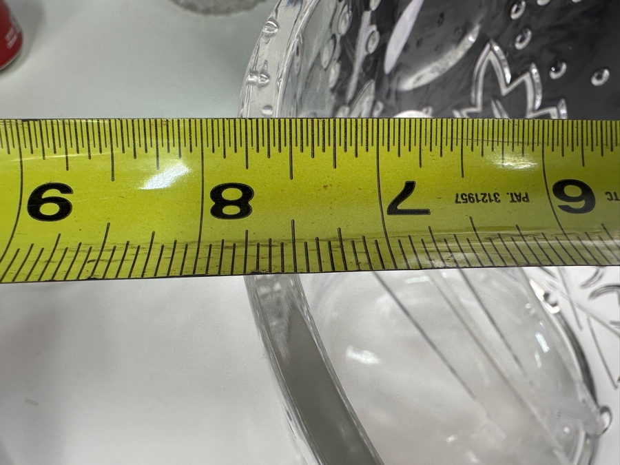 Waterford Crystal Marquis Ice Bucket With Acrylic Tongs 7.75W X 7.75H [Photo 6]