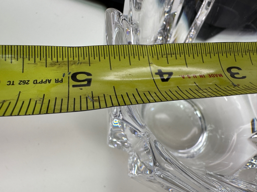 Orrefors Sweden Crystal (1) 7 3/8' Corona Bowl And (2) 4.5' Corona Bowls Designed By Lars Hellsten [Photo 11]