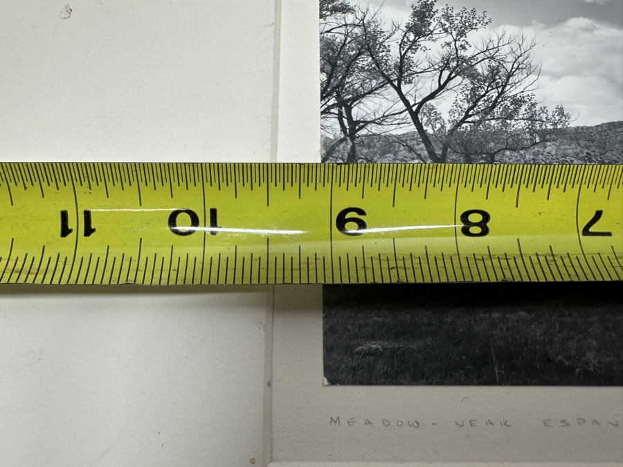 Nicholas Trofimuk B&W Photograph Titled 'Meadow Near Espanola' 9 X 7 Signed In Matte [Photo 4]