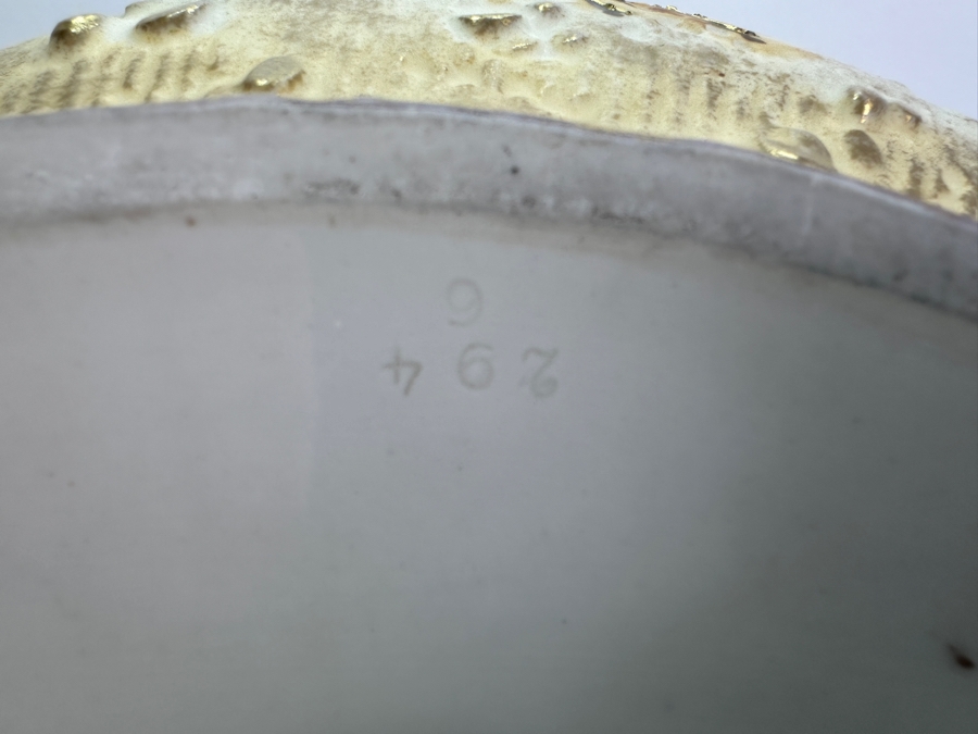 Antique Art Nouveau Hand Painted Porcelain Jardiniere 17W X 10D X 9.5H - See Photos For Several Chips [Photo 18]