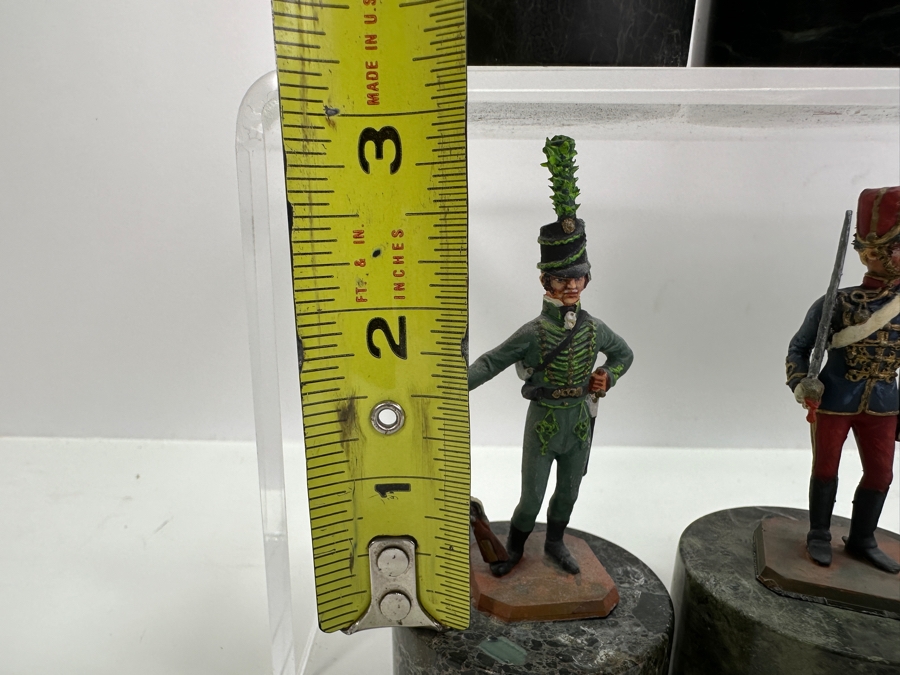 Collection Of (10) Small Military Figurines Toy Soldiers Hand Painted By Dr. David D. Michaels 4H - See Photos [Photo 9]