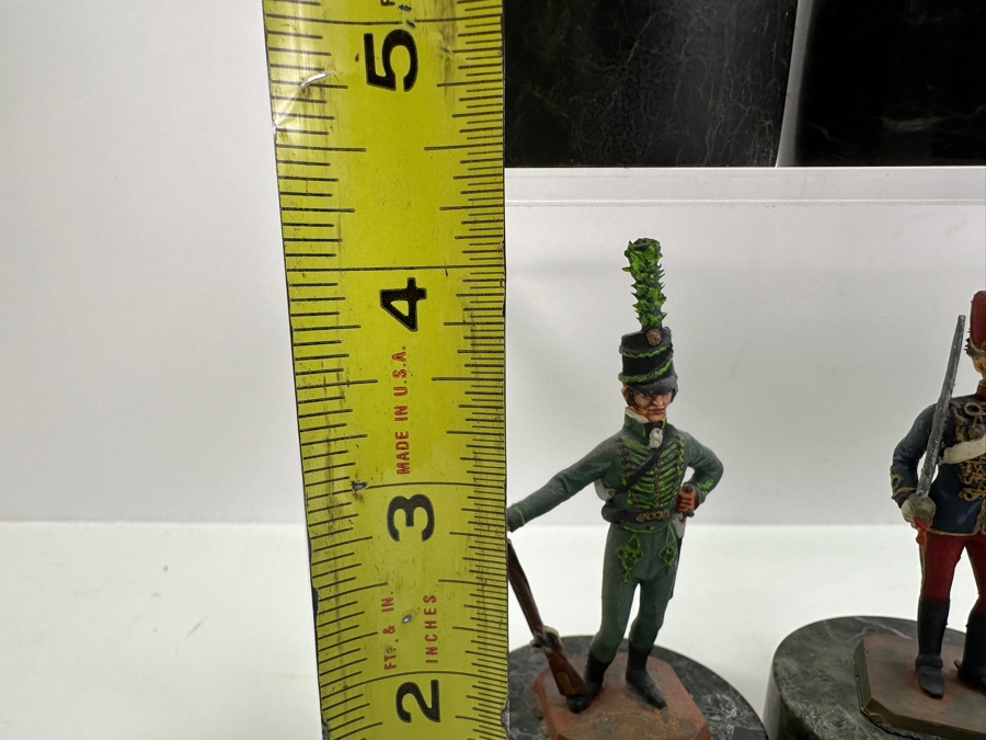 Collection Of (10) Small Military Figurines Toy Soldiers Hand Painted By Dr. David D. Michaels 4H - See Photos [Photo 8]