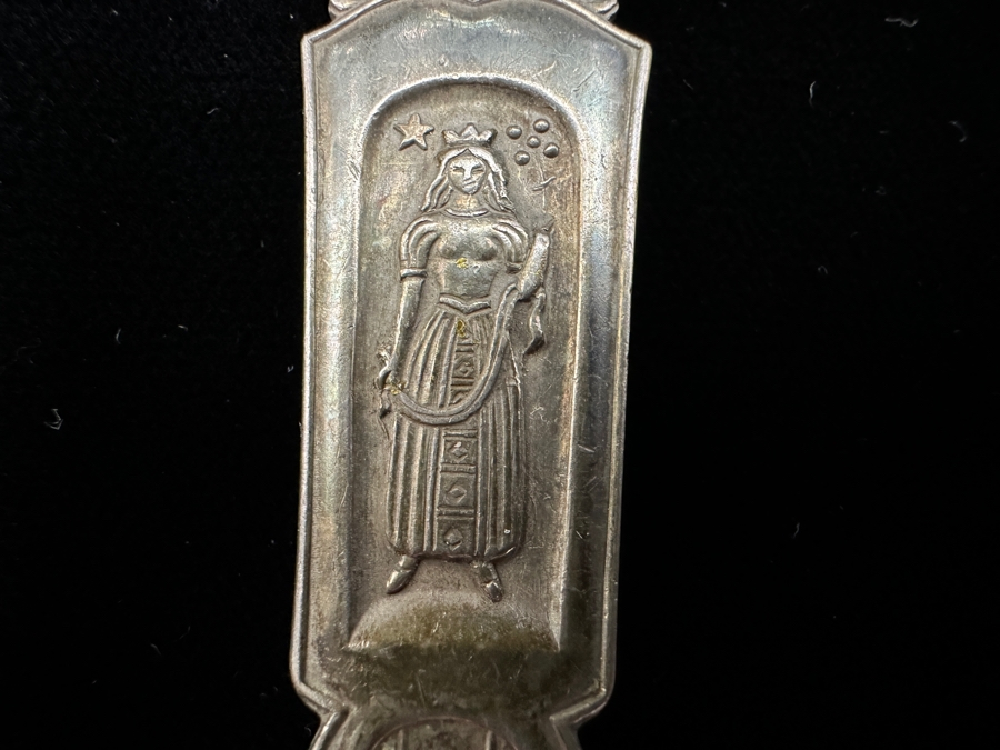 Pair Of Swedish Sterling Silver Hallmarked Spoons And Gorham Sterling Silver Spoon - Total Weight 78.6g [Photo 3]