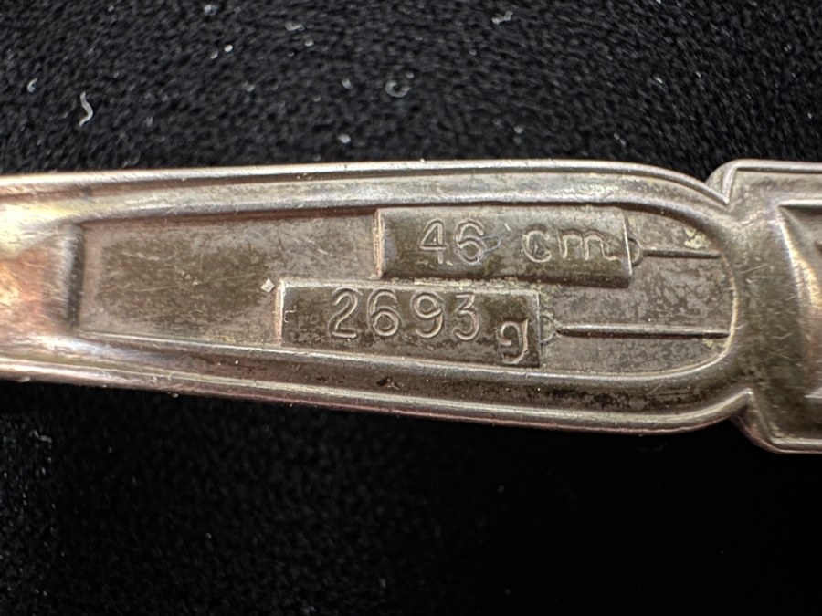 Pair Of Swedish Sterling Silver Hallmarked Spoons And Gorham Sterling Silver Spoon - Total Weight 78.6g [Photo 4]