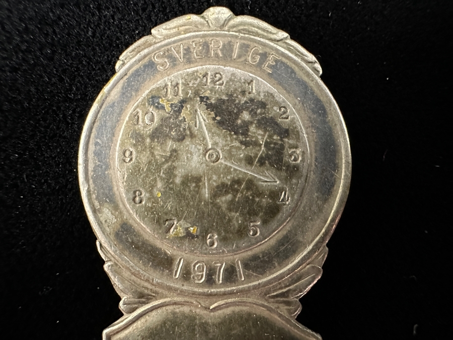 Pair Of Swedish Sterling Silver Hallmarked Spoons And Gorham Sterling Silver Spoon - Total Weight 78.6g [Photo 2]