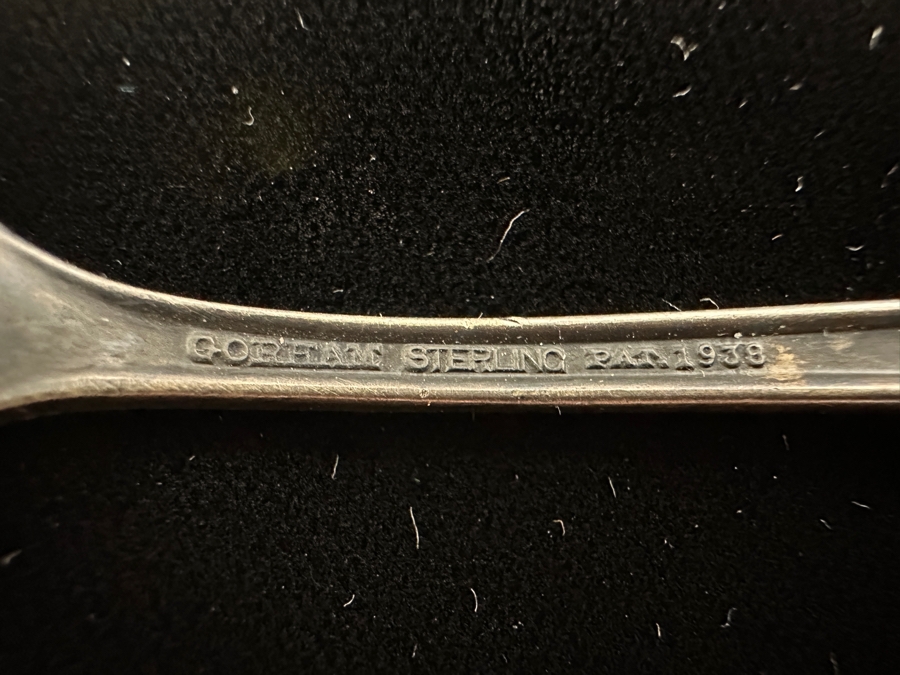 Pair Of Swedish Sterling Silver Hallmarked Spoons And Gorham Sterling Silver Spoon - Total Weight 78.6g [Photo 10]