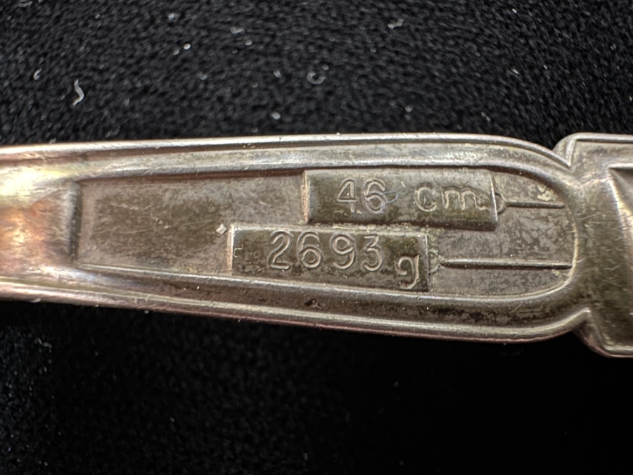 Pair Of Swedish Sterling Silver Hallmarked Spoons And Gorham Sterling Silver Spoon - Total Weight 78.6g [Photo 5]