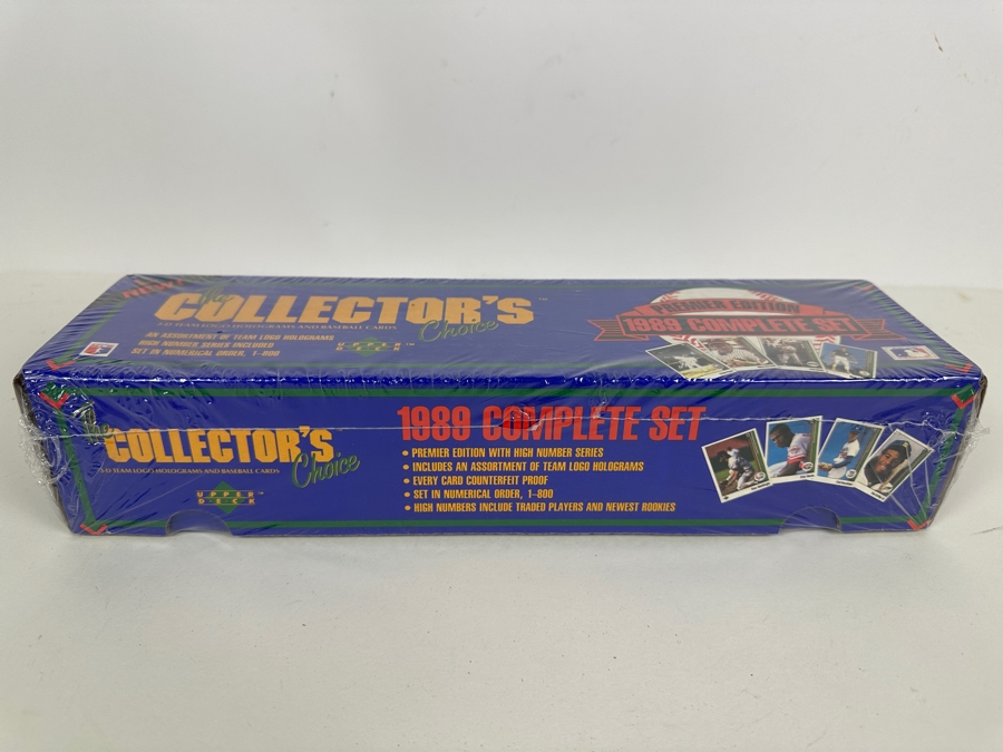 Factory Sealed 1989 Upper Deck MLB Baseball Cards Premier Edition Complete Set Including Rookie Cards From Ken Griffey Jr., Gary Sheffield, John Smoltz, Randy Johnson & More [Photo 2]