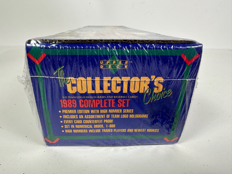 Factory Sealed 1989 Upper Deck MLB Baseball Cards Premier Edition Complete Set Including Rookie Cards From Ken Griffey Jr., Gary Sheffield, John Smoltz, Randy Johnson & More [Photo 5]
