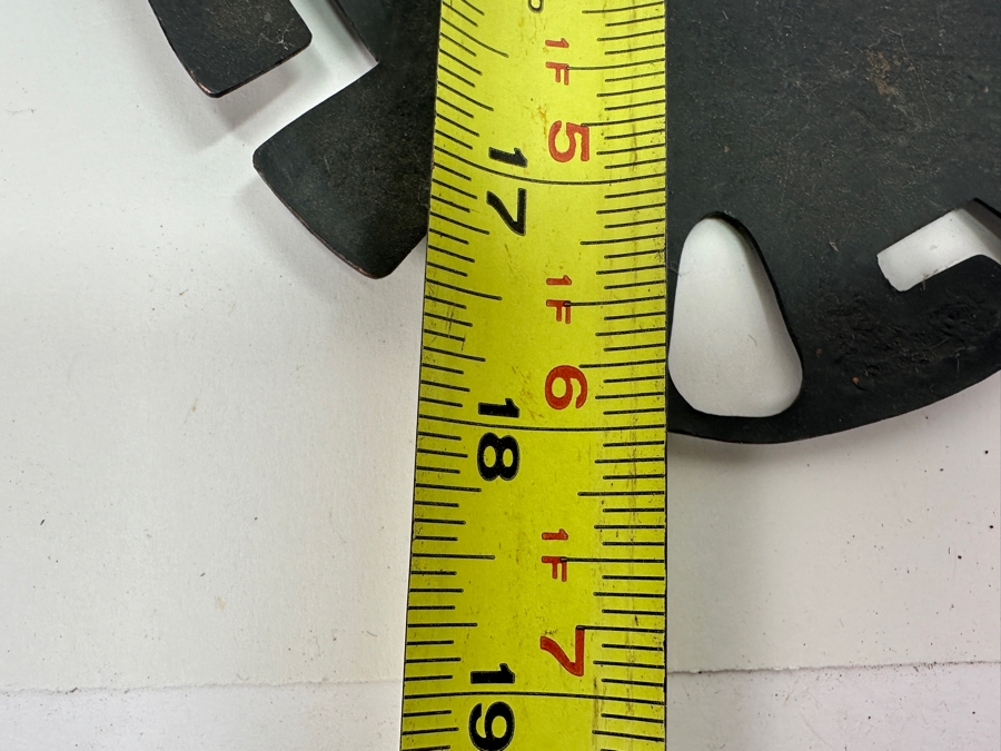 Vintage 1974 Artist Signed Metal Wall Mask From Chile 11W X 18H [Photo 9]