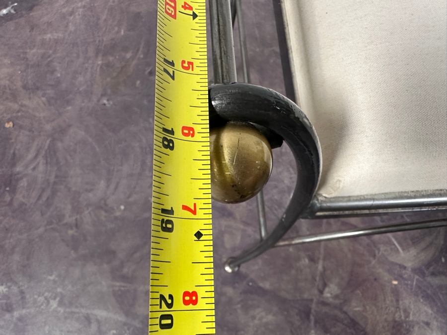 Handcrafted Metal Bench 40W X 18D X 21H [Photo 7]