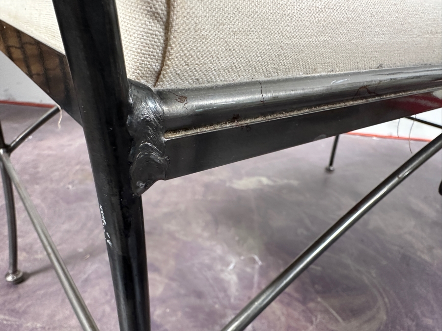 Handcrafted Metal Bench 40W X 18D X 21H [Photo 5]