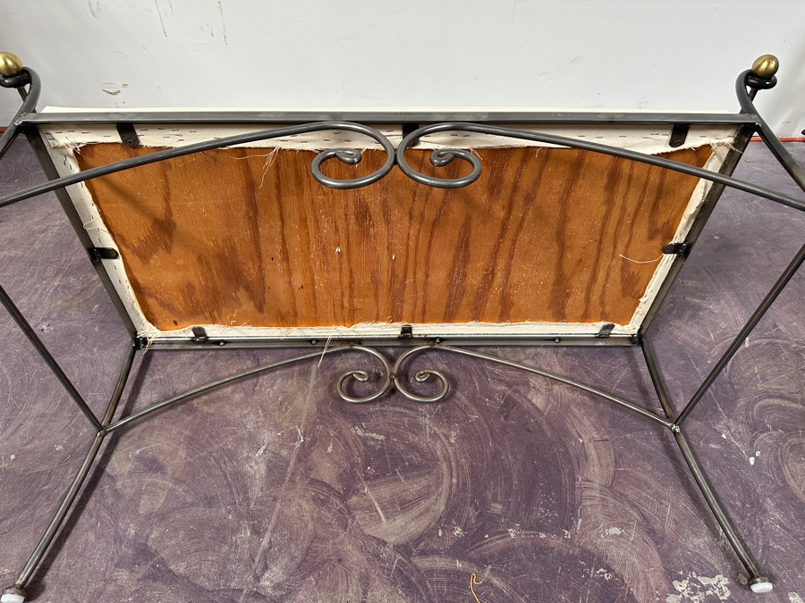 Handcrafted Metal Bench 40W X 18D X 21H [Photo 4]