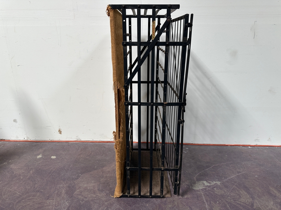 Vintage French Rigidex Lockable Metal Wine Locker Rack Cabinet 21W X 15D X 45H [Photo 4]