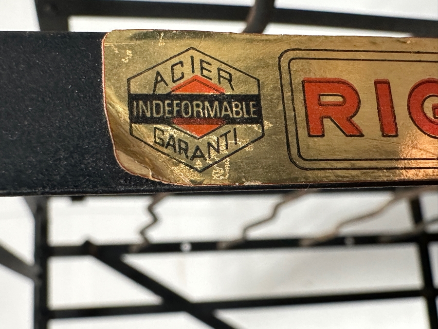 Vintage French Rigidex Lockable Metal Wine Locker Rack Cabinet 21W X 15D X 45H [Photo 7]