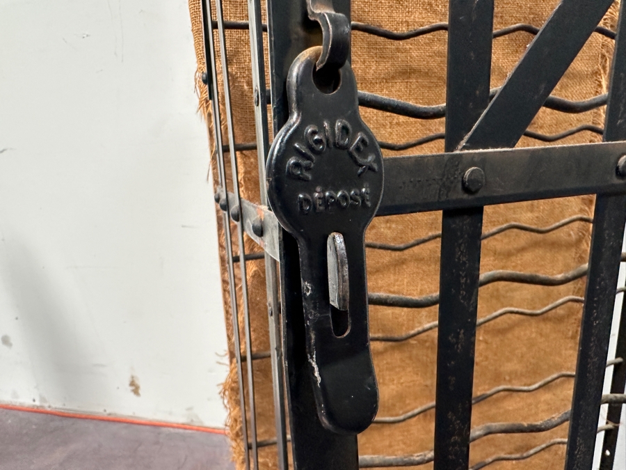 Vintage French Rigidex Lockable Metal Wine Locker Rack Cabinet 21W X 15D X 45H [Photo 3]