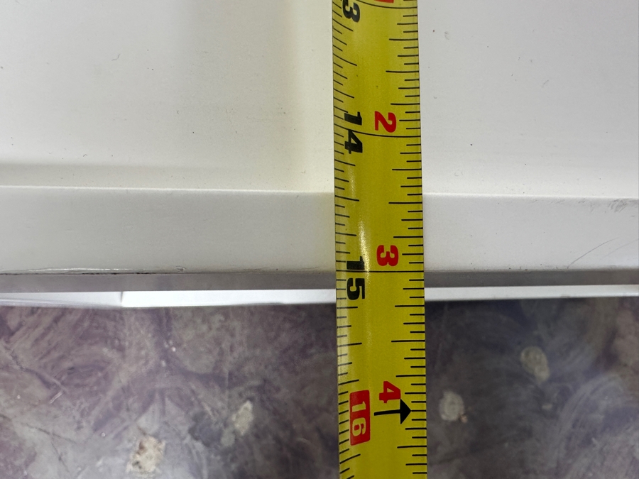 Pair Of West Elm White Wooden Spa Benches with Terry Cloth Cushions  / Side Tables 25W X 15D X 19H [Photo 7]