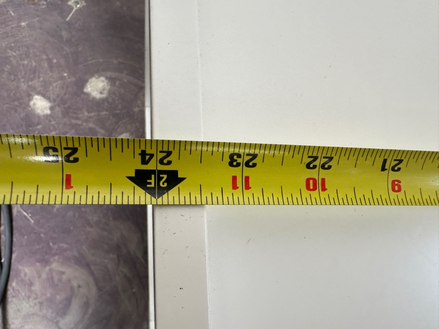 Pair Of West Elm White Wooden Spa Benches with Terry Cloth Cushions  / Side Tables 25W X 15D X 19H [Photo 6]