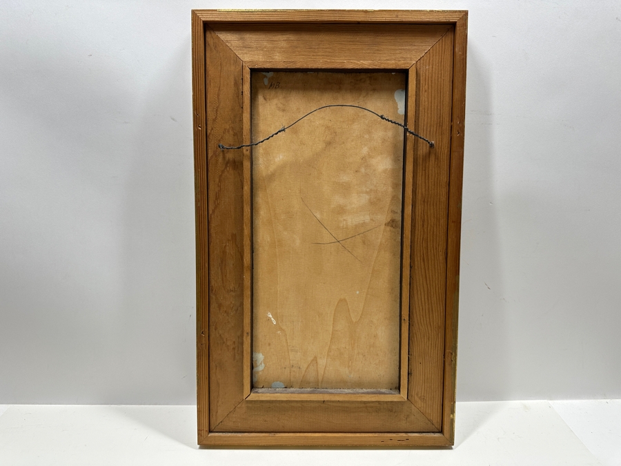 Just Added - Original Painting On Board Of A Clown Signed Terziano 7 X 14 [Photo 8]