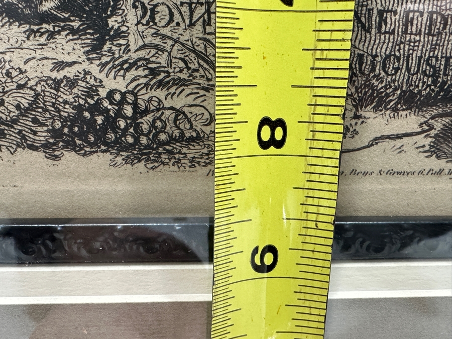 Title Page From Monkey-ana, Or Men In Miniature Engraving By Thomas Landseer 1827 7 X 8.5 Framed 15 X 16.5 [Photo 9]