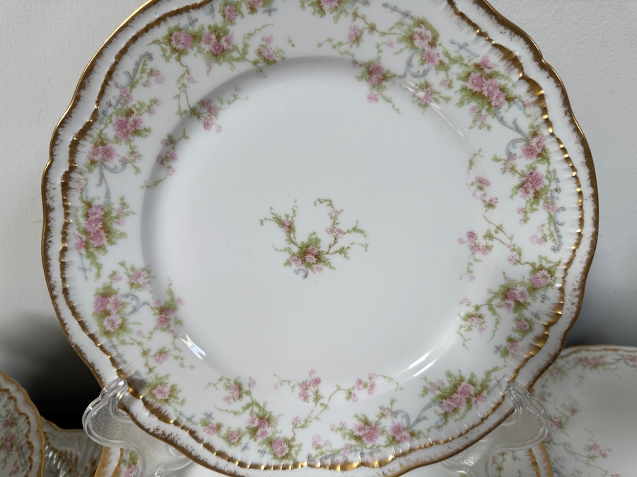 Vintage Theodore Haviland Limoges France Hand Painted China Service For Approximately 12 Over 110 Pieces [Photo 3]
