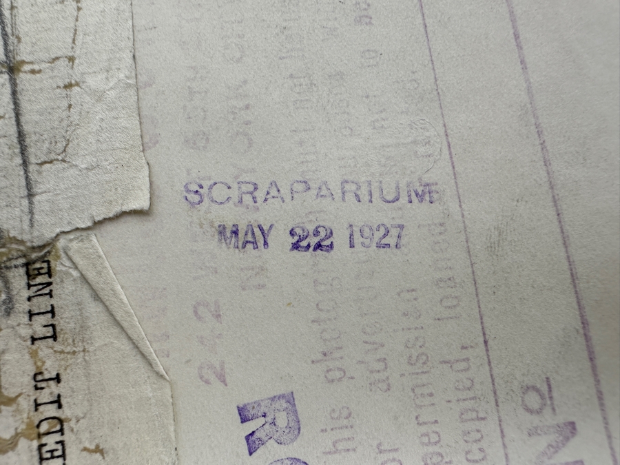 Vintage 1927 Original Historical B&W Underwood & Underwood Photograph Of The Ryan Monoplane ('Spirit Of St. Louis') Piloted By Captain Charles Lindbergh Flying Over San Diego In Prep Flight For 3,600-Mile Record Flight From New York To Paris 8.5 X 6.5 [Photo 11]