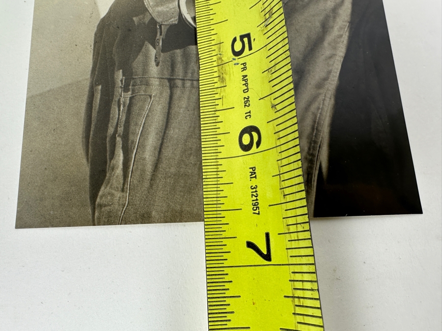 Nicholas J Quirk Vintage 1927 Original Historical B&W Photograph Of Captain Charles Lindbergh Stamped Verso From The Studio Of N. J. Quirk 608 S. Dearborn St. Chicago, Il 4.25 X 6.5 [Photo 9]