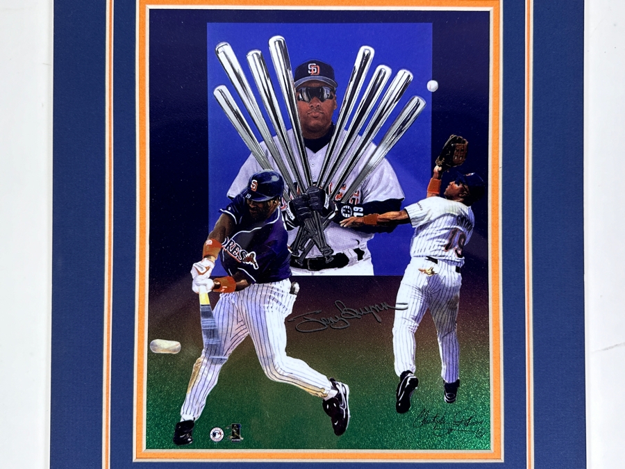 Just Added - Tony Gwynn San Diego Padres Foil Artwork Collage By Christopher Paluso 11 X 14 [Photo 2]