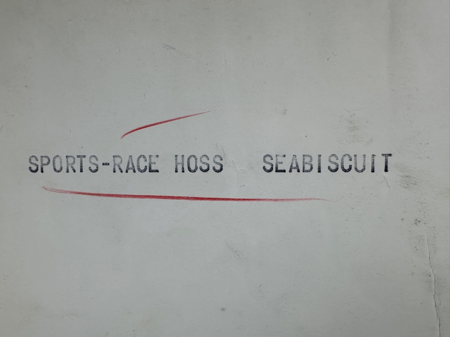 Just Added - Vintage 1937 Original B&W Photograph Of Seabiscuit And Red Pollard Horse Racing 10 X 8 [Photo 7]