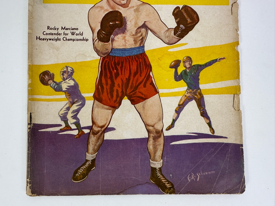 Just Added - Vintage November 1951 The Ring Boxing Magazine Featuring Rocky Marciano [Photo 3]