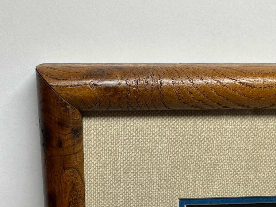 Autographed Ron Lewis Artwork Print Signed By Willie Mays, Mickey Mantle & Duke Snider Limited Edition Numbered 464 Of 500 20.5 X 25 Framed 27 X 31.5 [Photo 9]