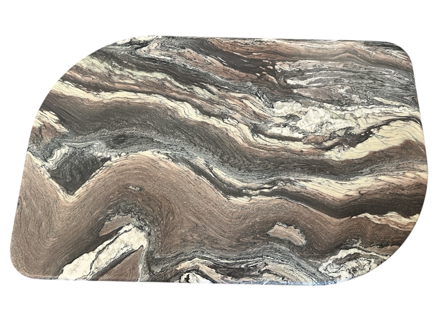 Just Added - Danish Modern Marble Top Coffee Table 55W X 35D X 17H [Photo 3]