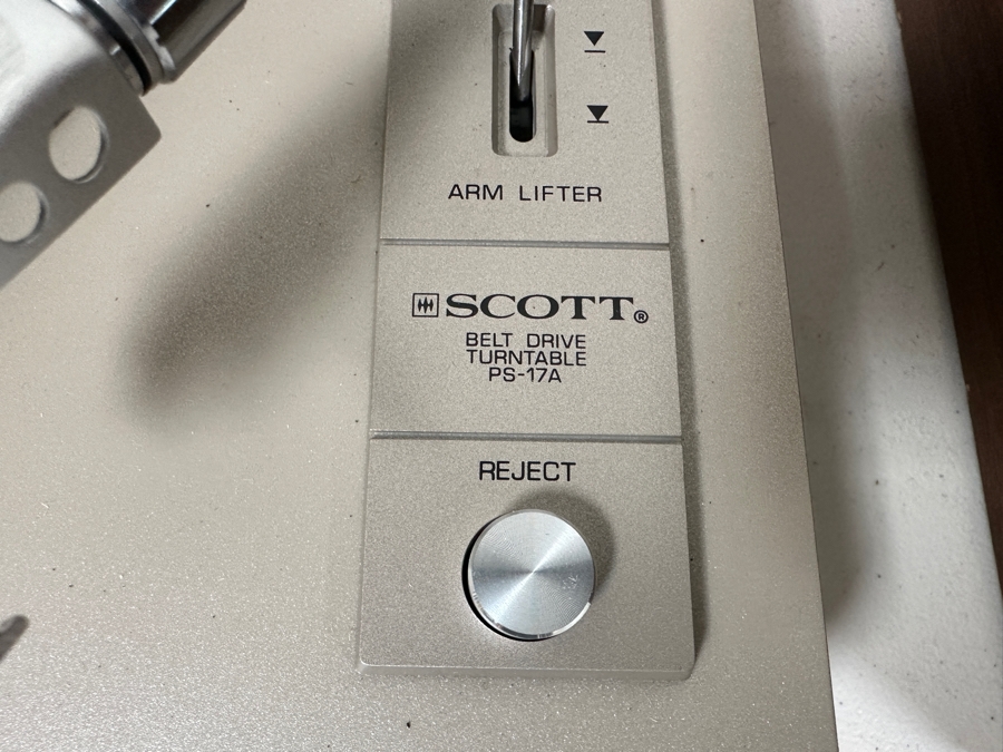 Just Added - Scott Belt Drive Turntable Record Player Model PS-17A Need New Belt [Photo 4]