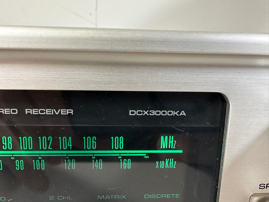 Just Added - Vintage SANYO 4 Channel Stereo Receiver Model DCX3000KA [Photo 3]