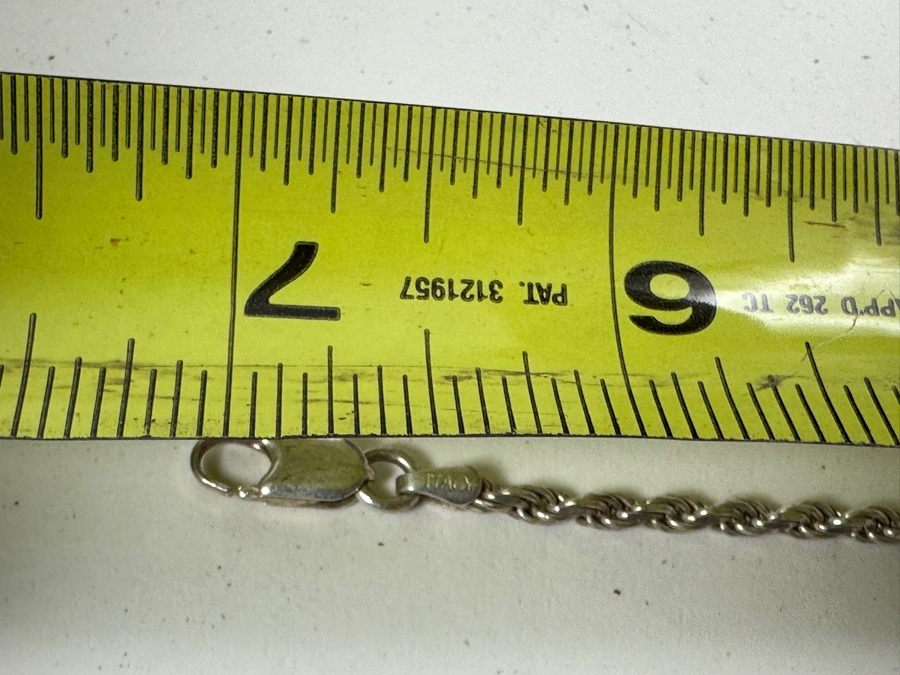 Just Added - Sterling Silver Charm Bracelet 7L 9.3g [Photo 5]