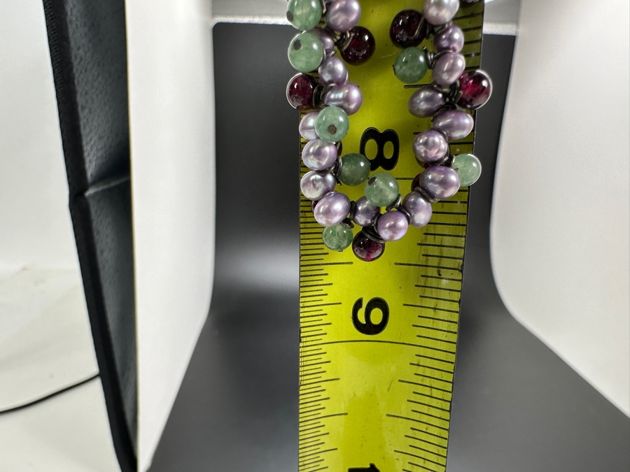 Just Added - Multi-Stone Pearl 17' Necklace [Photo 5]