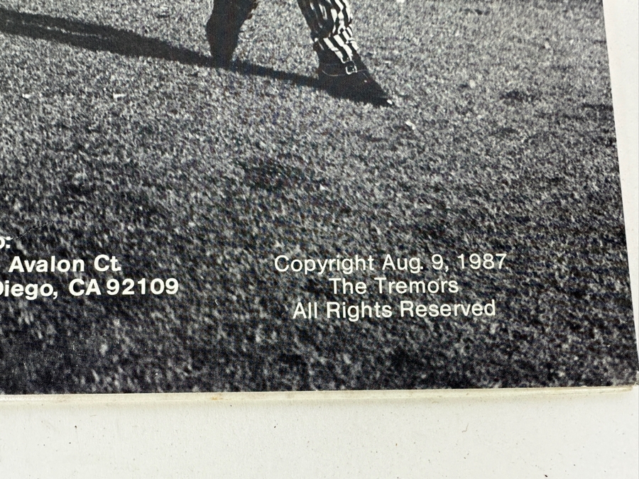 Just Added - Rare 1987 The Tremors Psychedelia Vinyl Record Album Local Mission Beach San Diego Band [Photo 3]