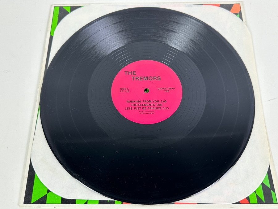 Just Added - Rare 1987 The Tremors Psychedelia Vinyl Record Album Local Mission Beach San Diego Band [Photo 4]