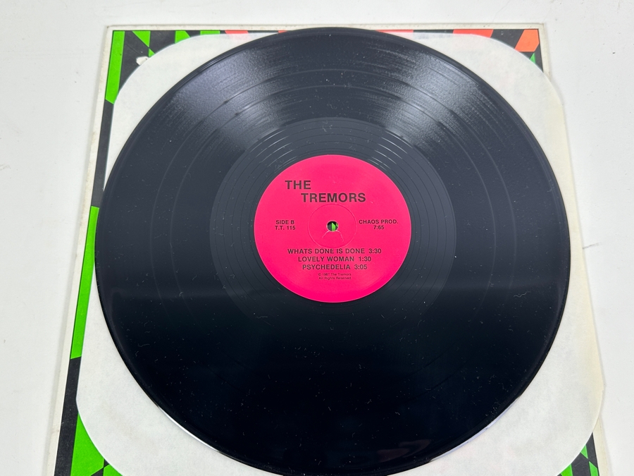 Just Added - Rare 1987 The Tremors Psychedelia Vinyl Record Album Local Mission Beach San Diego Band [Photo 5]