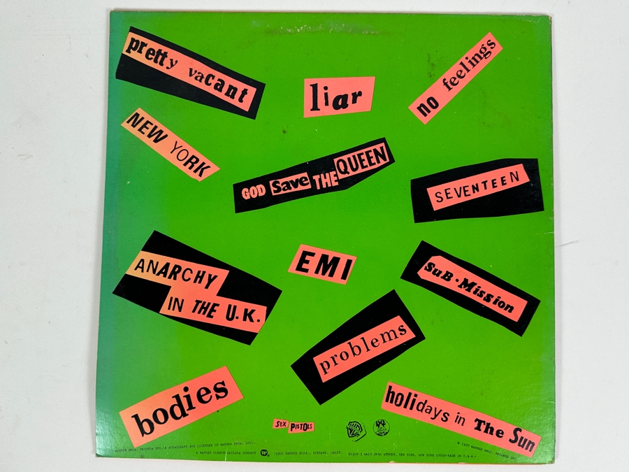 Just Added - The Sex Pistols Never Mind The Bollocks Here's The Sex Pistols Vinyl Record Album [Photo 2]