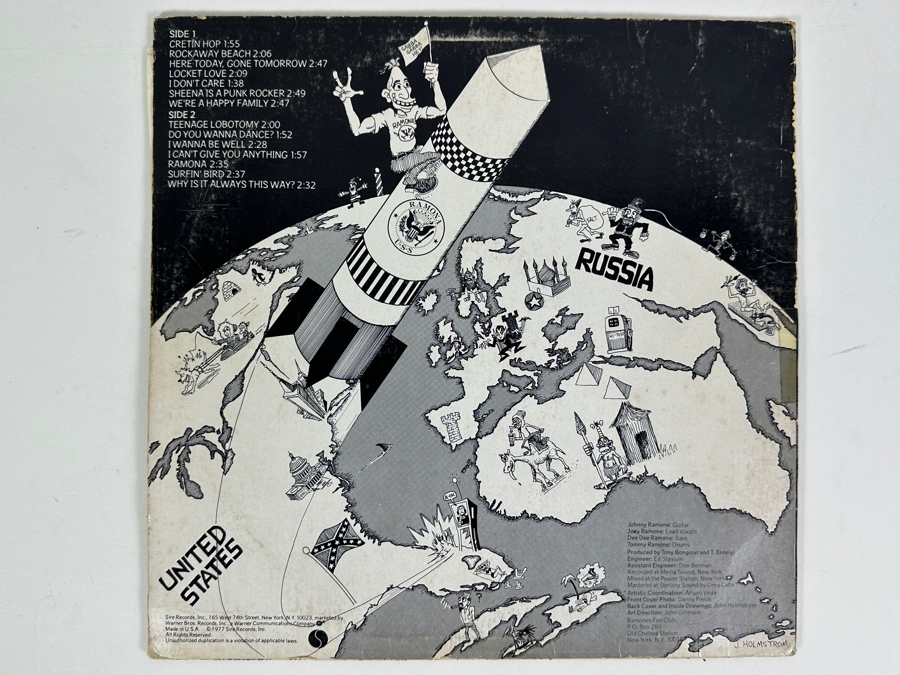 Just Added - Ramones - Rocket To Russia Vinyl Record Album [Photo 2]