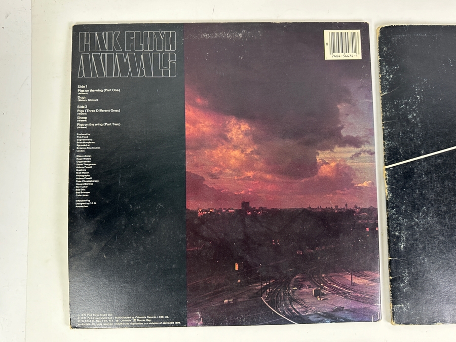 Just Added - Pink Floyd - Animals & The Dark Side Of The Moon Vinyl Record Album [Photo 3]