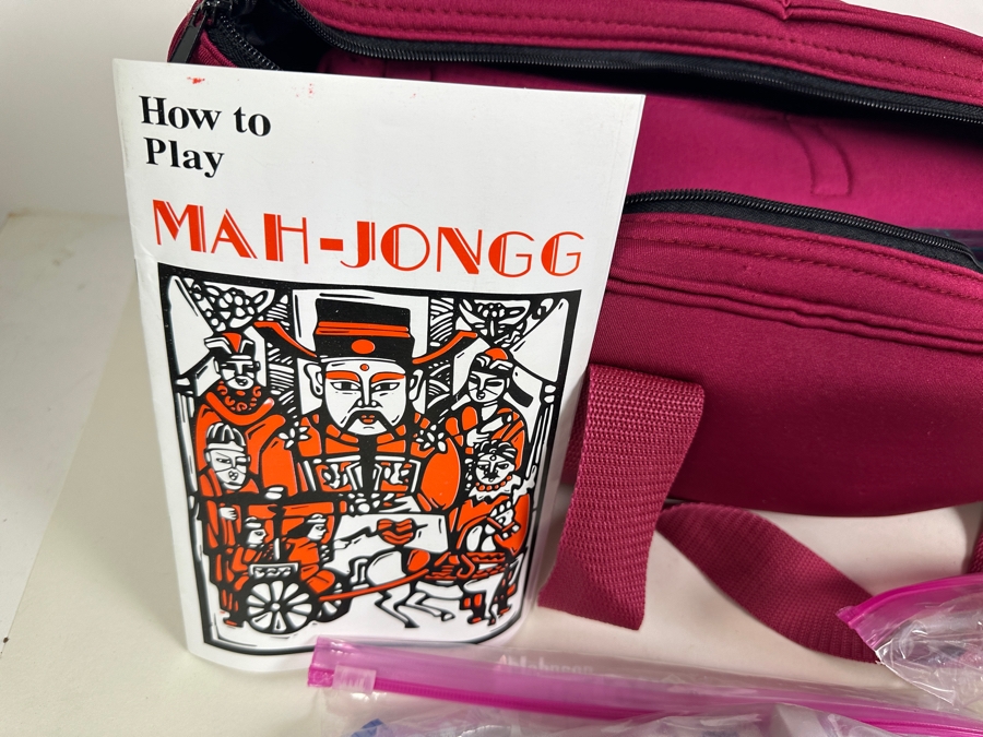 Just Added - Mah-Jongg Tiles Game Set With Pair Of Books [Photo 6]