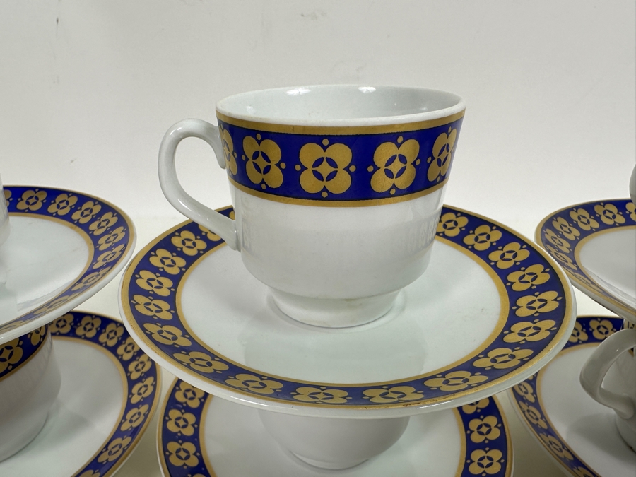 Just Added - (6) Schumann Arzberg Germany Bavaria Demitasse 2' Cups And Saucers [Photo 2]
