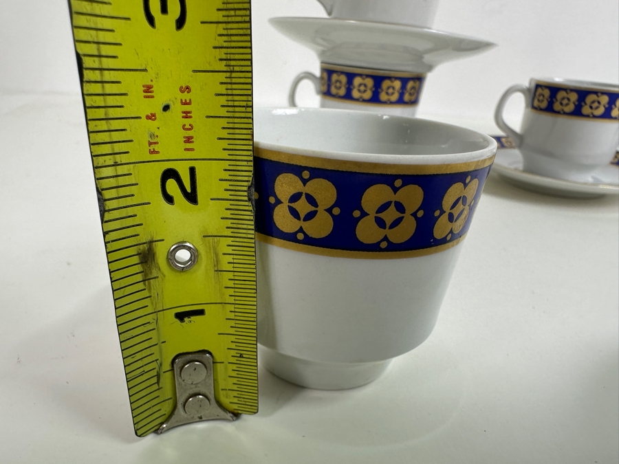 Just Added - (6) Schumann Arzberg Germany Bavaria Demitasse 2' Cups And Saucers [Photo 4]