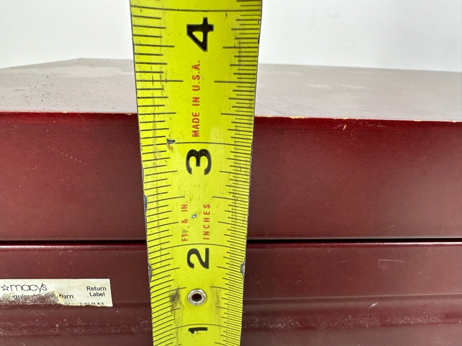 Just Added - Wallace 18/10 Stainless Steel Flatware Set With Wooden Storage Box, Approximate Service For 12 19W X 11D X 3.25H [Photo 8]