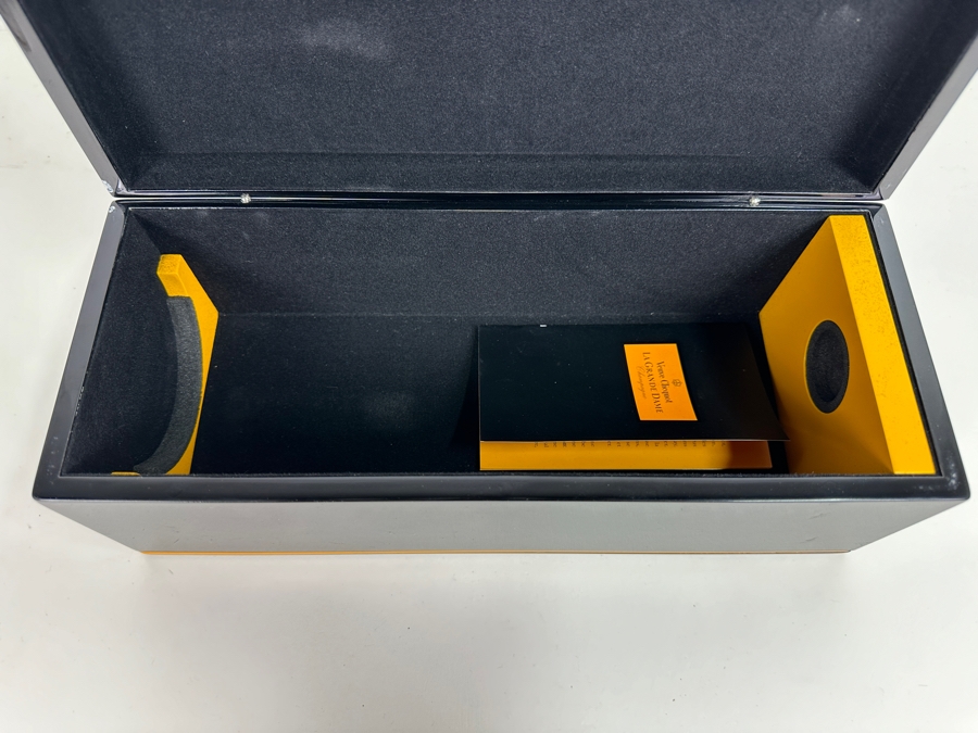 Just Added - Veuve Clicquot La Grande Dame By Riva Inlaid Lacquer Wooden Box (No Liquor) 13W X 5.5D X 5H [Photo 5]